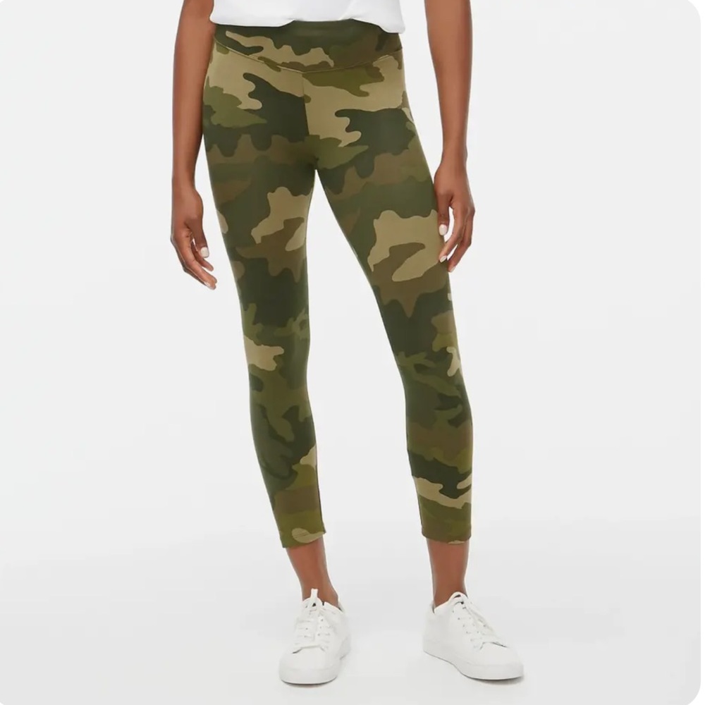 J. Crew Camo Printed Crop Everyday Leggings